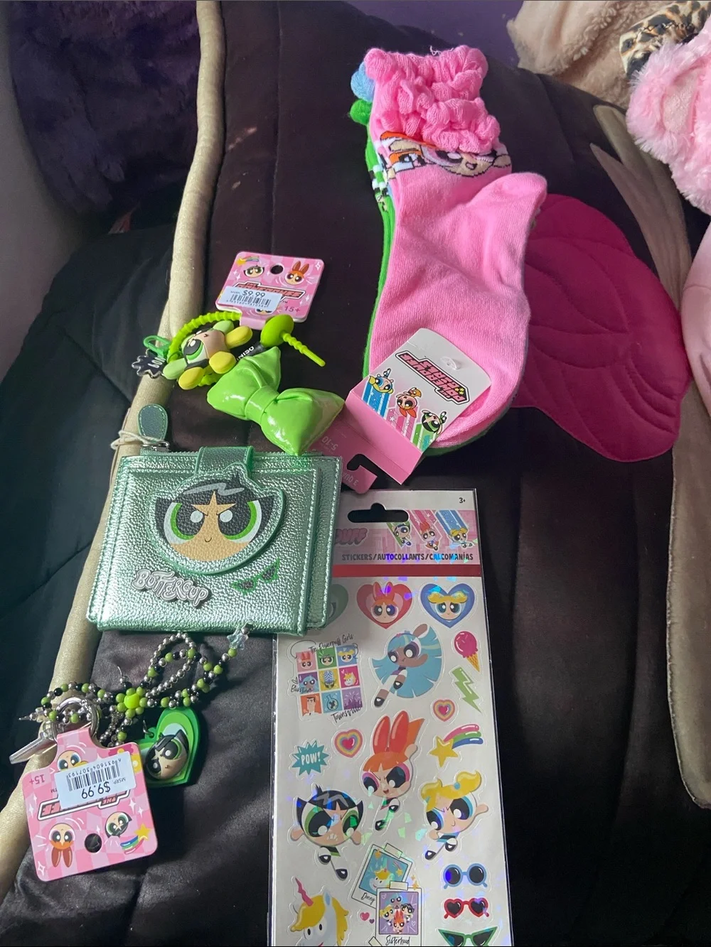Buttercup Green Wallet and Charm Kids Accessory Set